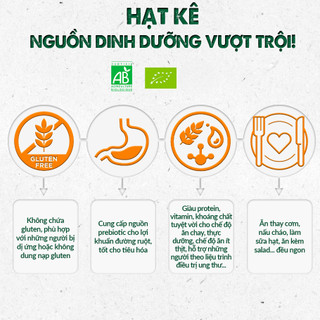 Hạt kê hữu cơ đã bóc vỏ Markal 500g dùng nấu súp, salad, trộn cùng cơm
