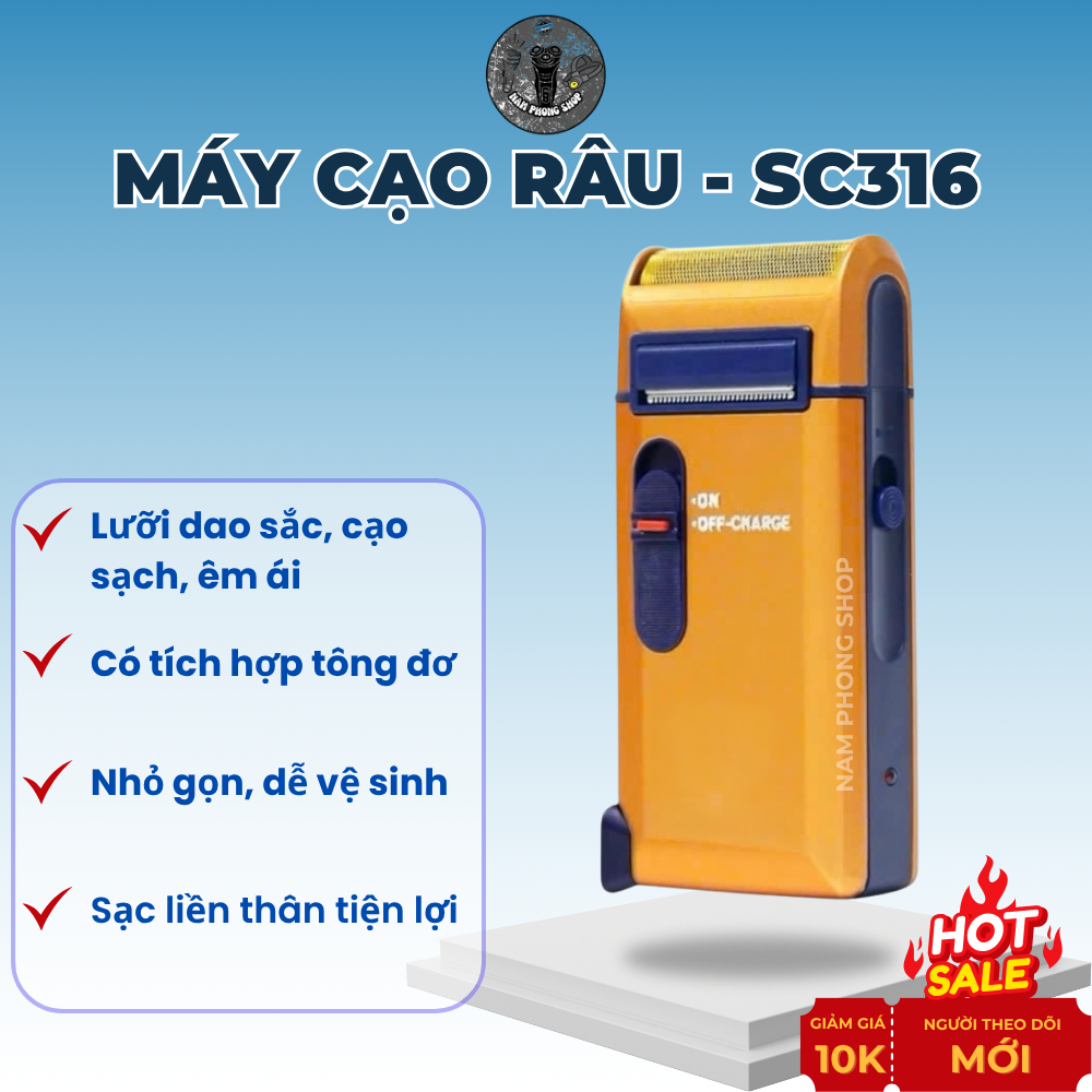 Máy Cạo Râu Điện YD - Máy Cạo Râu Khô - Cạo Sạch Cạo Êm Không Đau Rát ...