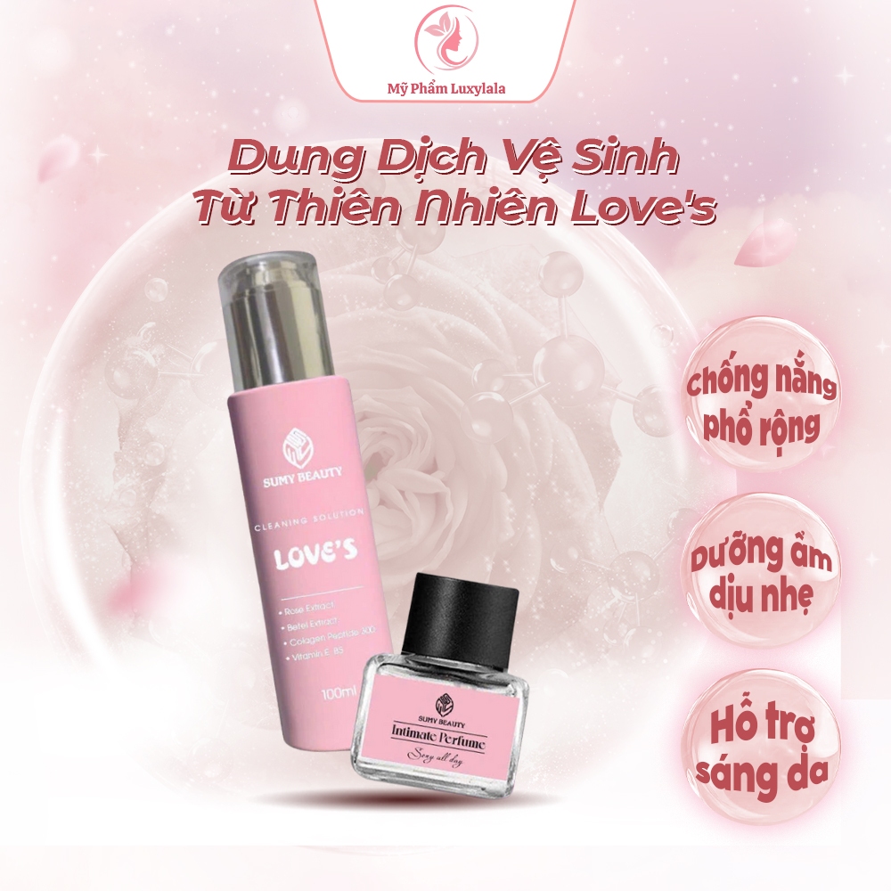 Dung Dịch Vệ Sinh Love's Cho Phụ Nữ, Hương Thơm Dịu Nhẹ, Kháng Khuẩn (Tặng Kèm Lọ Nước Hoa Cho Vùng Kín)