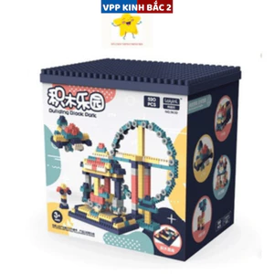 BỘ LEGO XẾP HÌNH / ĐỒ CHƠI TRÍ TUỆ GIÚP BÉ PHÁT TRIỂN TRÍ THÔNG MINH 520 CHI TIẾT
