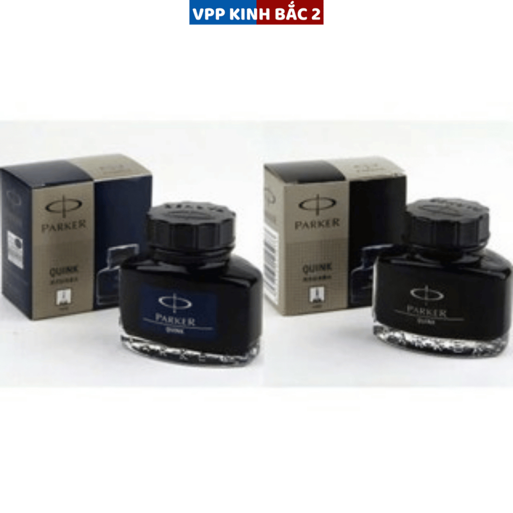 Mực Parker cao cấp màu đen dung tích 57ml, nhanh khô, không bị đóng cặn