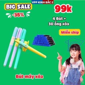 Combo bút máy xóa S01 ngòi kim tinh, ngòi êm trơn, dễ viết, nét đẹp.