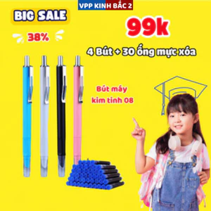 Combo bút KT(M) tặng mực tẩy xóa được, ngòi êm trơn, siêu bền. Thay được nhiều ngòi, dùng được nhiều loai