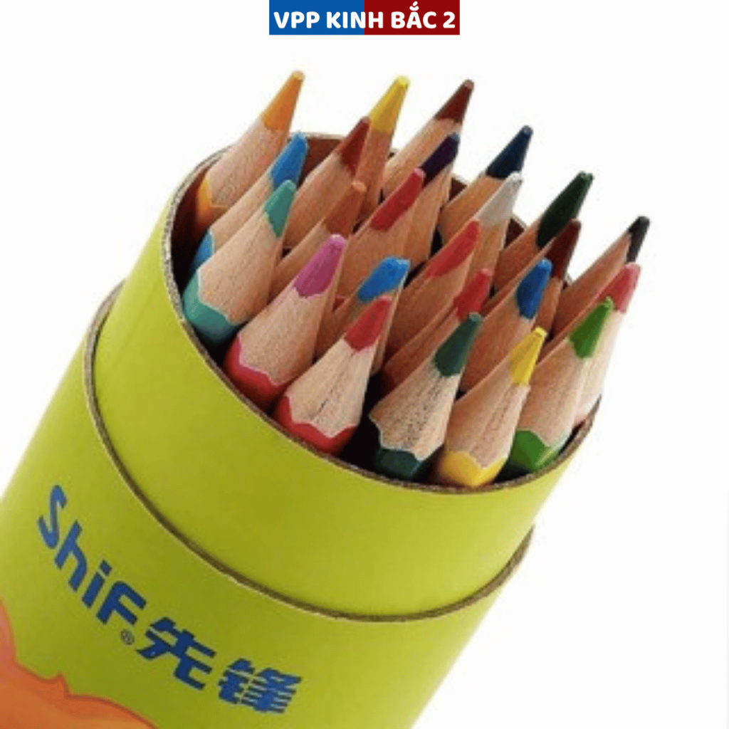 Bút Chì màu ống King, thỏa sức cho bé sáng tạo, các sz 12/18/24 màu.