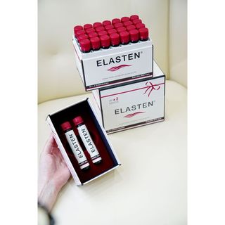 Hộp 30 ống Collagen Elasten Giúp Da Căng Mịn, Chống Lão Hóa, Tóc Chắc Khỏe Ốngx25ml