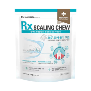 Bánh gặm tốt cho răng Dr.Healmedix Rx Scaling Chew 150g (12,5g x 12 gói) Pet Love Premium