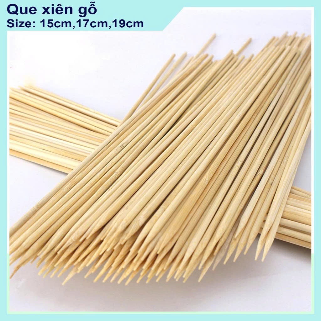 100g que xiên làm cành hoa sáp,hoa lụa,hoa giấy