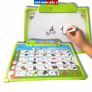Bảng chữ cái có tiếng nói song ngữ Tiếng Việt/Tiếng Anh 5 chủ đề.