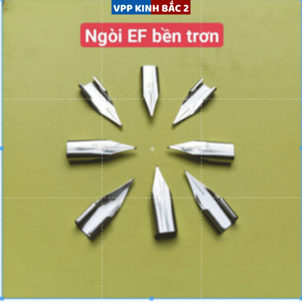Combo 5 Ngòi EF Đúc Hạt Gạo Chuyên Dụng Cho Nhiều Dòng Bút Máy.