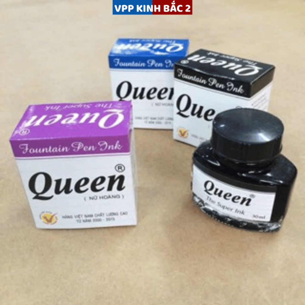 Mực Queen viết bút máy học sinh tiểu học