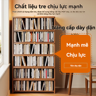 Tủ Kệ Sách Gỗ Để Sàn đựng đồ tủ tài liệu chất liệu Lắp Ráp Đơn Giản nhiều tầng cửa lật đa năng
