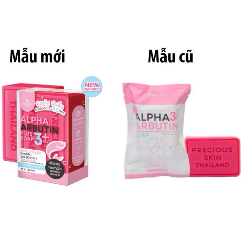 Xà Phòng tắm Kích Trắng Alpha Arbutin 3+ Plus Collagen Soap Nội địa Thái Lan