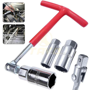 TAYO Dụng Cụ Tháo Bugi, Tay Cầm Thanh Chữ T Thông Dụng Spark Cắm Với Ổ Cắm 16 Mm & 21 Mm