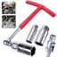 TAYO Dụng Cụ Tháo Bugi, Tay Cầm Thanh Chữ T Thông Dụng Spark Cắm Với Ổ Cắm 16 Mm & 21 Mm