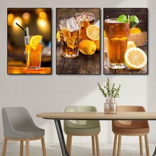 Set 3 Tranh Canvas Treo Tường Chủ Đề Cafe BH101 - Tranh Decor Trang Trí Quán Cà Phê, Coffe, Quán Nước Cao Cấp, Sắc Nét