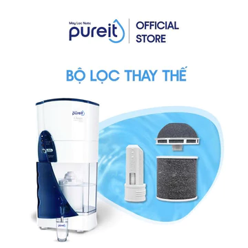 Bộ lọc thay thế Máy lọc nước Pureit Classic (gồm 3 bộ phận) công suất lọc 3000L