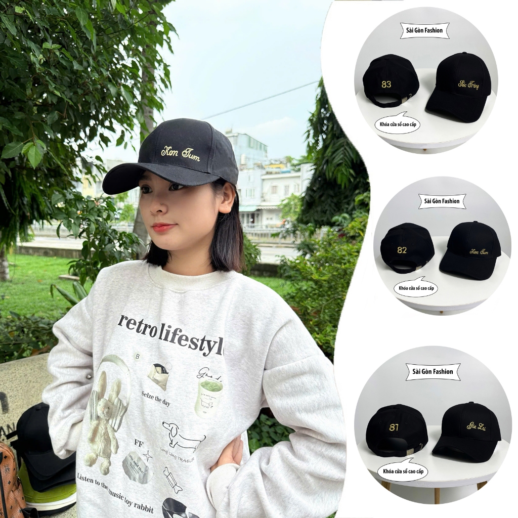 Mũ lưỡi trai ❤️ nón kết nam nữ hàn quốc đẹp cá tính N01
