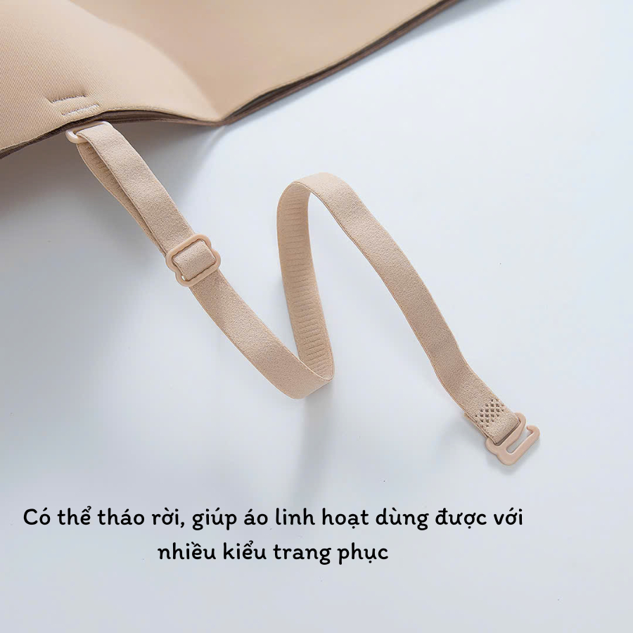 Áo Ngực Đúc Su Không Gọng Nâng Ngực 3 Cm Mềm Mại DORIS A65