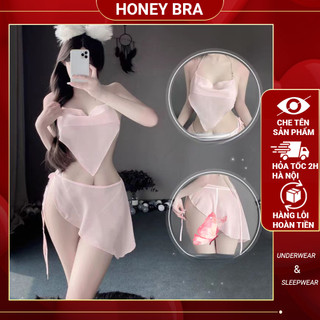Bộ Đồ Ngủ Cosplay Cổ Trang Gợi Cảm DN115 - Chất Lụa Tuyết Mềm Mại, Tôn Dáng Quyến Rũ, Đủ Màu Trẻ Trung