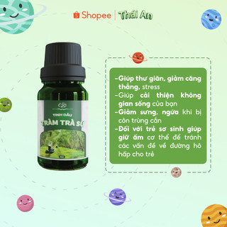 Tinh Dầu Tràm Trà Sư Nguyên Chất Xông Ngừa Cảm Cúm Tăng Đề Kháng Thư Giãn Giảm Căng Thẳng - 30ml