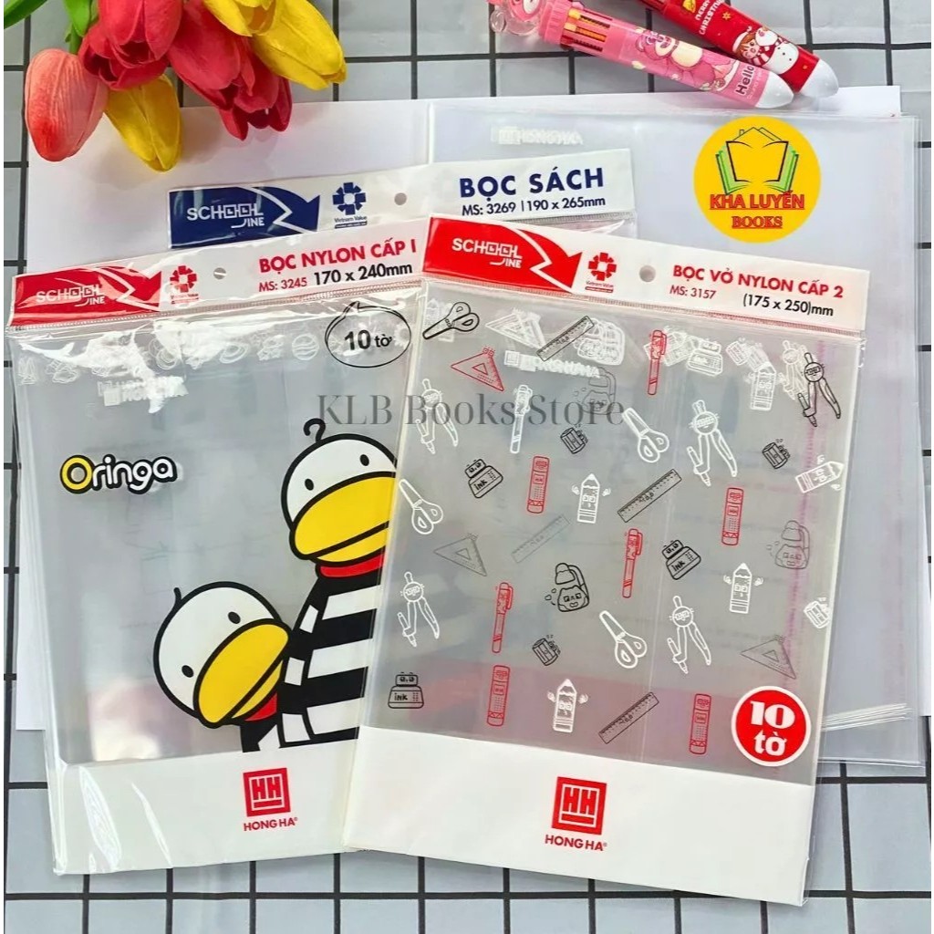 Bọc vở sách giáo khoa Hồng Hà 3245/3269