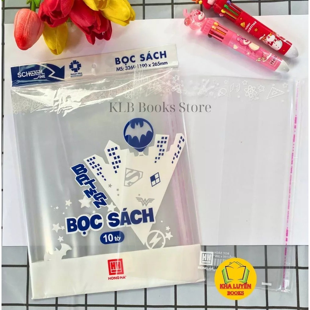 Bọc vở sách giáo khoa Hồng Hà 3245/3269