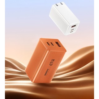 Củ sạc nhanh 3 cổng REMAX CA02 (ACC67W) GaN, TypeC PD / PPS 67W, USB-A QC3.0 22.5W, Chân US - Phụ Kiện Nhất Tín