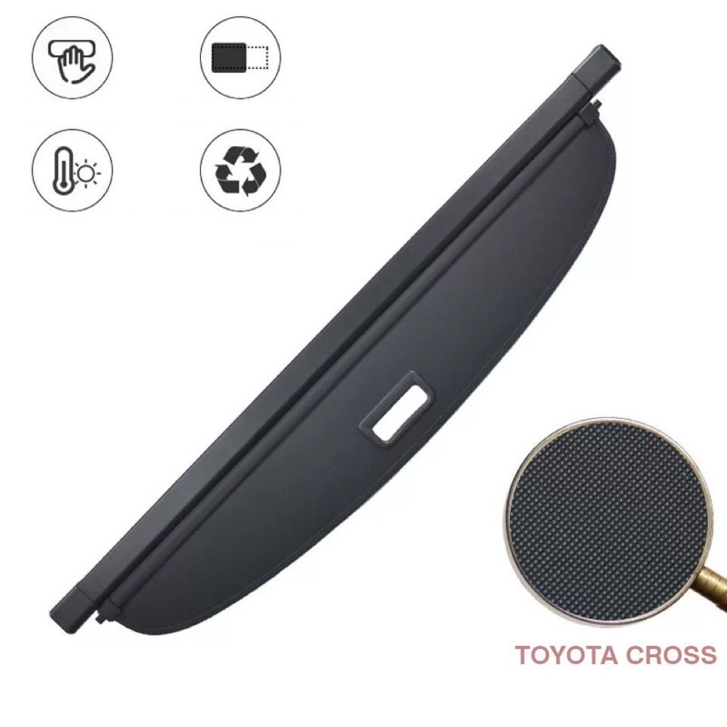 Tấm Chắn Cốp, ngăn cốp, Tấm Che Khoang Hành Lý Xe Toyota Cross 2020 2021 2022 2023 2024 - Chất liệu da cao cấp