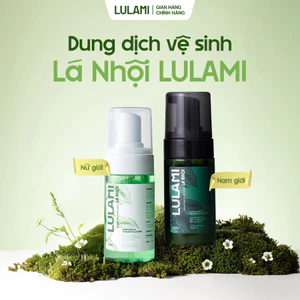 Combo Dung dịch vệ sinh Lá Nhội LULAMI dành cho Nam và Nữ giới, Kháng khuẩn, Sạch sâu, Dạng bọt Dung tích 110ml