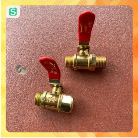 Van khóa hơi, khóa máy rửa xe, máy xịt thuốc trừ sâu ren 13.8mm