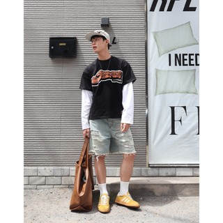 Quần short MMESTLINE "CHAOS" Short Jeans Fit Premium Denim Wash