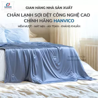 Chăn Lạnh Hanvico Chính Hãng – Sợi Dệt Công Nghệ Cao – Mềm Mượt Mát Lạnh Kháng Khuẩn