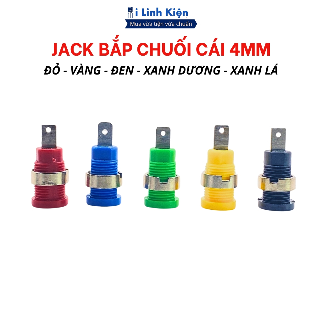 Jack bắp chuối cái 4mm ( 1 cái ) chính hãng ilinhkien