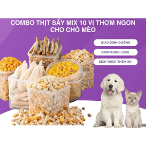 THỊT SẤY THƠM NGON CHO CHÓ MÈO CAO CẤP