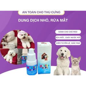 Dung dịch nhỏ rửa m.ắt,chảy nước m.ắt, tuyến lệ,gi.ác mạc cho Chó Mèo ( 5ML/ 1 lọ)
