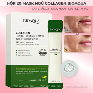 Mặt Nạ Ngủ Collagen BIOAQUA - Nâng Cơ, Căng Bóng, Bổ Sung Collagen, Cấp Nước Dưỡng Ẩm Sleep Mask