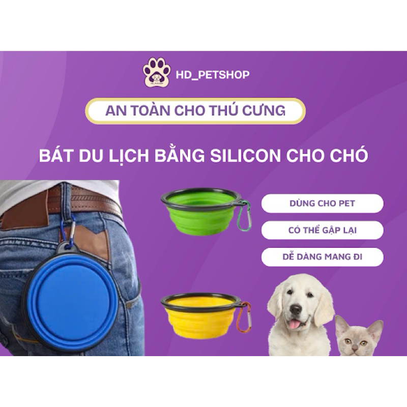 BÁT CAO SU DU LỊCH GẤP GỌN LOẠI1 KÈM MÓC CHO THÚ CƯNG