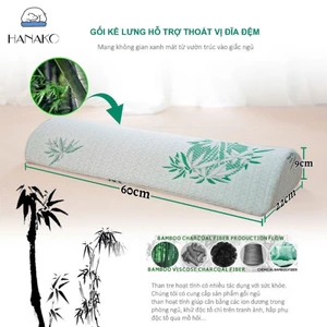 Gối Kê Lưng Hanako Công Thái Học – Hỗ Trợ Đau Thắt Lưng, Thoát Vị Đĩa Đệm