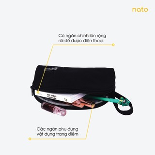 Túi đựng mỹ phẩm mini Natoli cute, ngỏ gọn chống nước đựng đồ trang điểm COLOR SKINBAG T10
