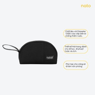 Túi đựng mỹ phẩm mini Natoli cute, ngỏ gọn chống nước đựng đồ trang điểm COLOR SKINBAG T10
