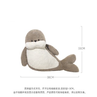Gấu bông hải cẩu Nomi dễ thương,  búp bê ngộ nghĩnh dùng làm gối ôm khi ngủ giao từ kho Hà Nội