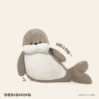 Gấu bông hải cẩu Nomi dễ thương,  búp bê ngộ nghĩnh dùng làm gối ôm khi ngủ giao từ kho Hà Nội