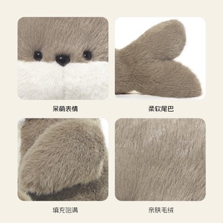 Gấu bông hải cẩu Nomi dễ thương,  búp bê ngộ nghĩnh dùng làm gối ôm khi ngủ giao từ kho Hà Nội