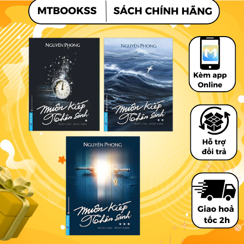 Sách - Muôn Kiếp Nhân Sinh Phần 1 + 2 +3 Bìa Mềm Nguyên Phong- Bản Quyền (Combo lẻ tuỳ chọn)