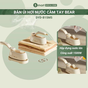Bàn là hơi nước cầm tay Bear DYD-B15M5 , Bàn ủi hơi nước THÔNG MINH, thiết kế tay cầm chống mỏi, ủi phẳng mọi chất vải