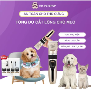 Tông đơ cắt lông cho chó mèo cao cấp Clipper đầy đủ phụ kiện