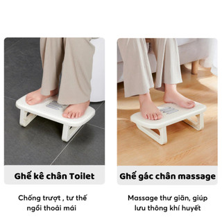 (SẴN) Ghế Kê Chân Massage Công Thái Học MAISON Ghế Gác Chân Văn Phòng Chơi Game Thư Giãn Giảm Stress