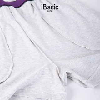 Quần đùi nam iBasic cotton USA mặc nhà dáng ngắn SHM009