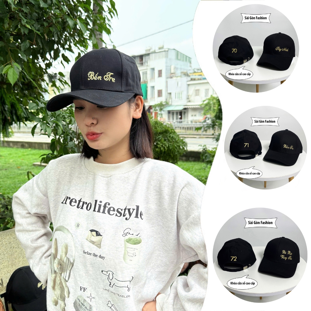 Mũ lưỡi trai thời trang Cao Cấp Form Unisex Nam Nữ