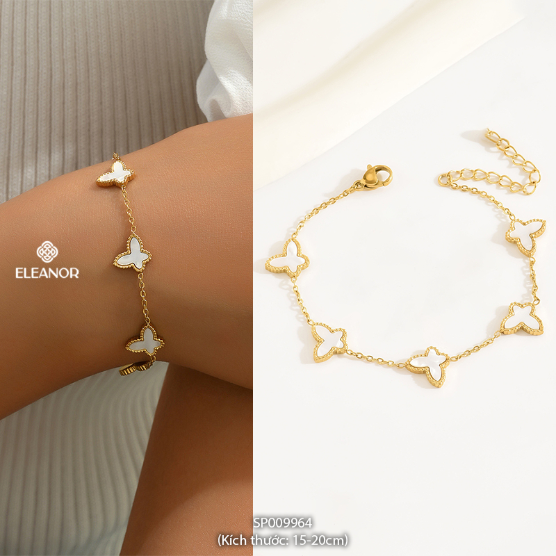 Vòng tay nữ titan Eleanor Accessories đính đá lấp lánh phụ kiện trang sức lắc tay 7319